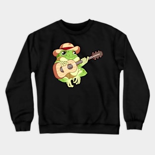 Froggy Guitar Crewneck Sweatshirt